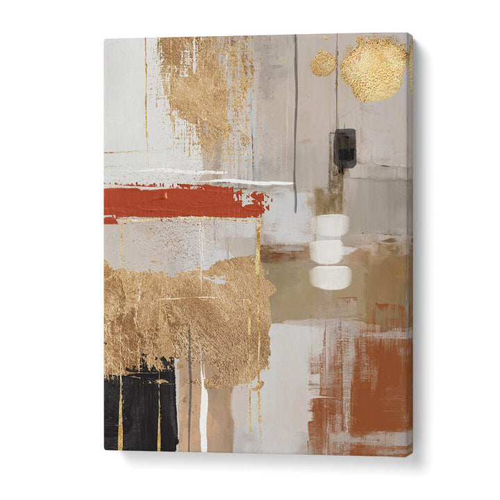 TERRACOTTA CHAOS II , BOHO ART PAINTINGS