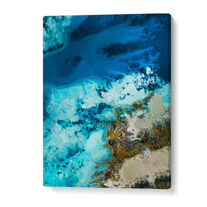SALT WATER PASSAGE, ABSTRACT PAINTINGS feature vibrant colors and textures, transforming any space beautifully.