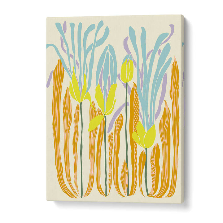 Vibrant Budding Flowers, Floral Flower Paintings enhance your space with nature's beauty and lively colors.