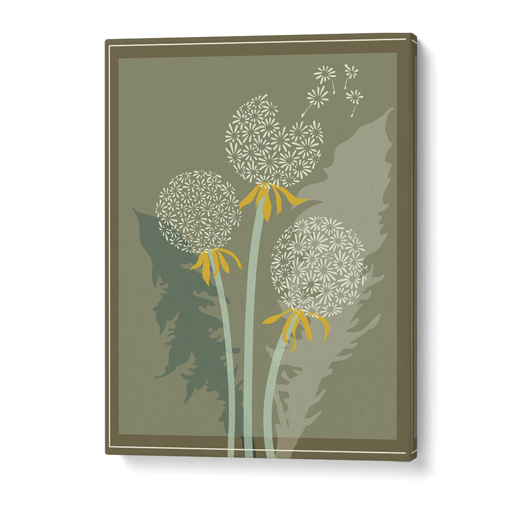 DANDELION II, FLORAL FLOWER PAINTINGS showcase vibrant blooms, adding natural elegance to any space. Perfect decor choice!