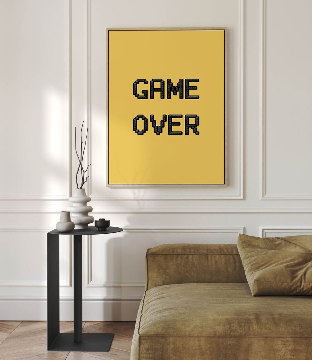 Transform your gaming space with GAME OVER, GAMING POSTERS that unleash your gaming spirit and style.