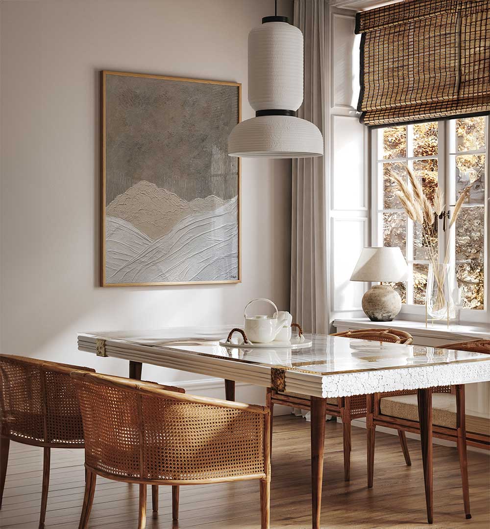 GENTLE WAVES , ABSTRACT PAINTINGS