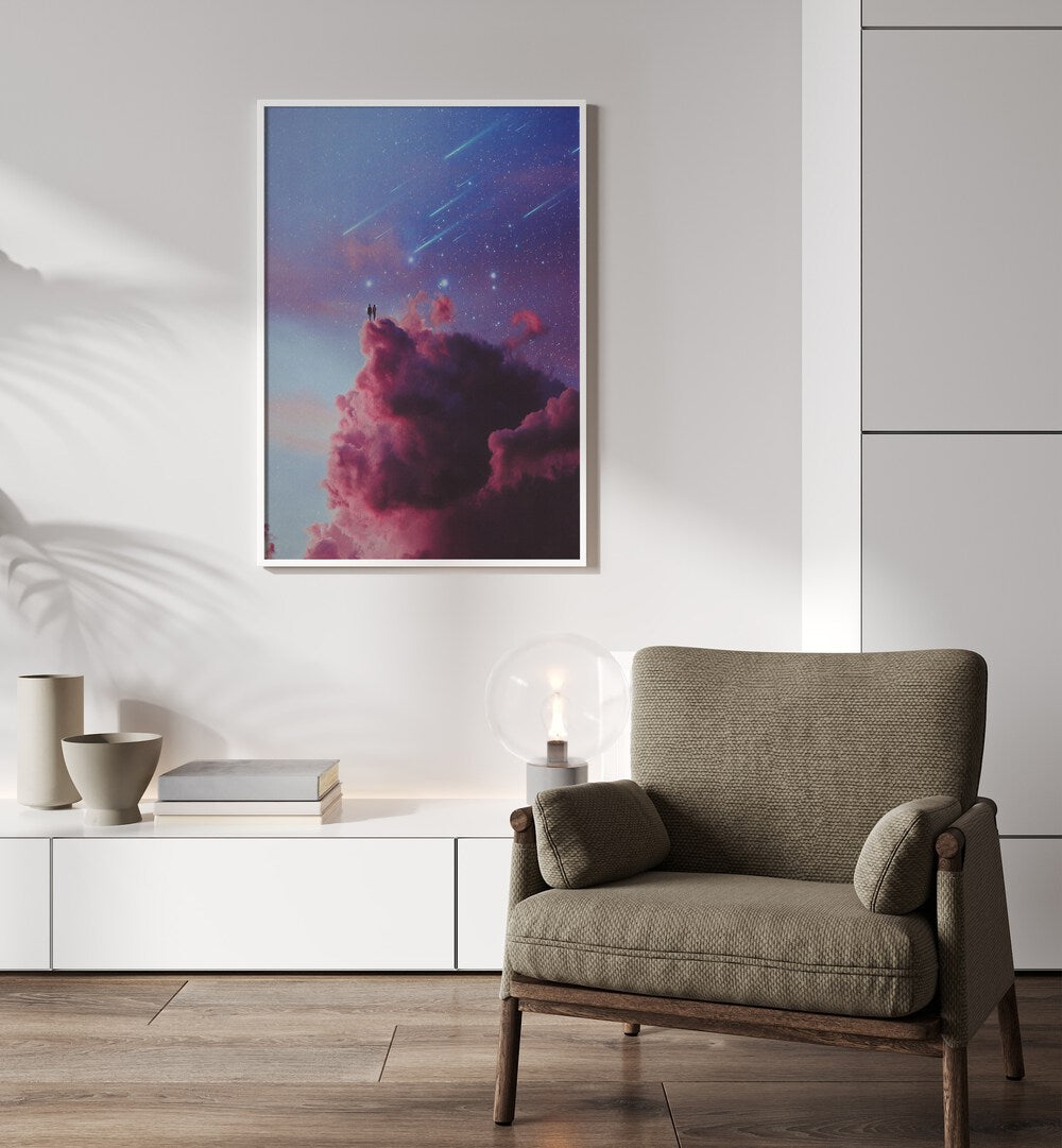 Elevate your decor with GLAZE ON, SURREAL PAINTINGS, SURREAL ART PRINTS from SPACE ROCKET ART, perfect for any space.