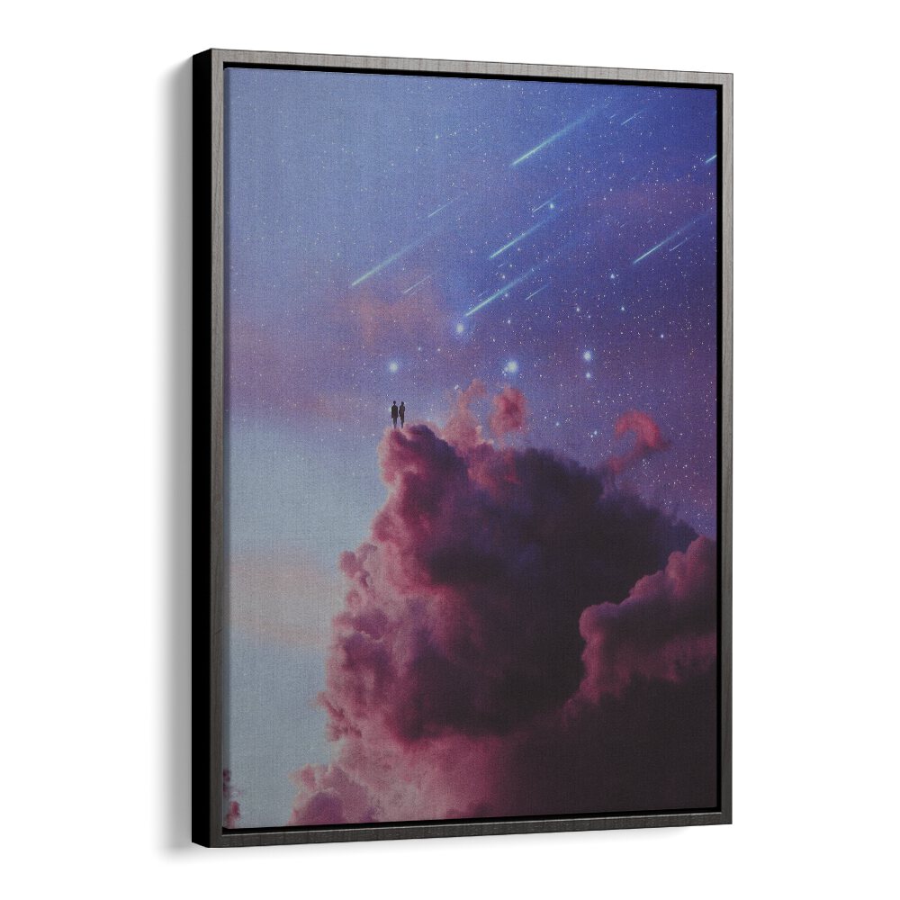Transform your space with GLAZE ON, SURREAL PAINTINGS, SURREAL ART PRINTS by SPACE ROCKET ART, featuring dreamy clouds.