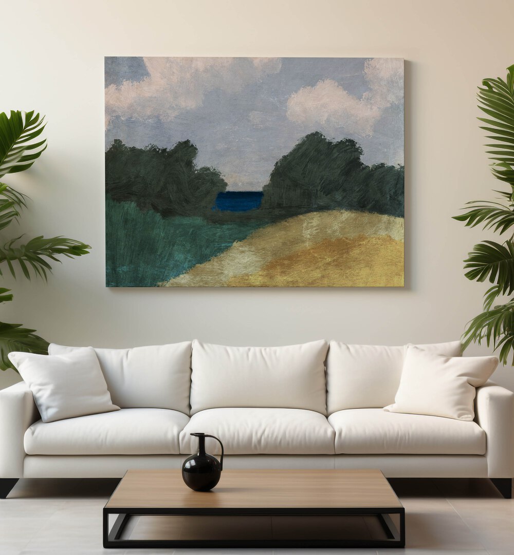 Experience tranquility with GLIMPSE Landscape Paintings, showcasing serene nature scenes for your home decor.
