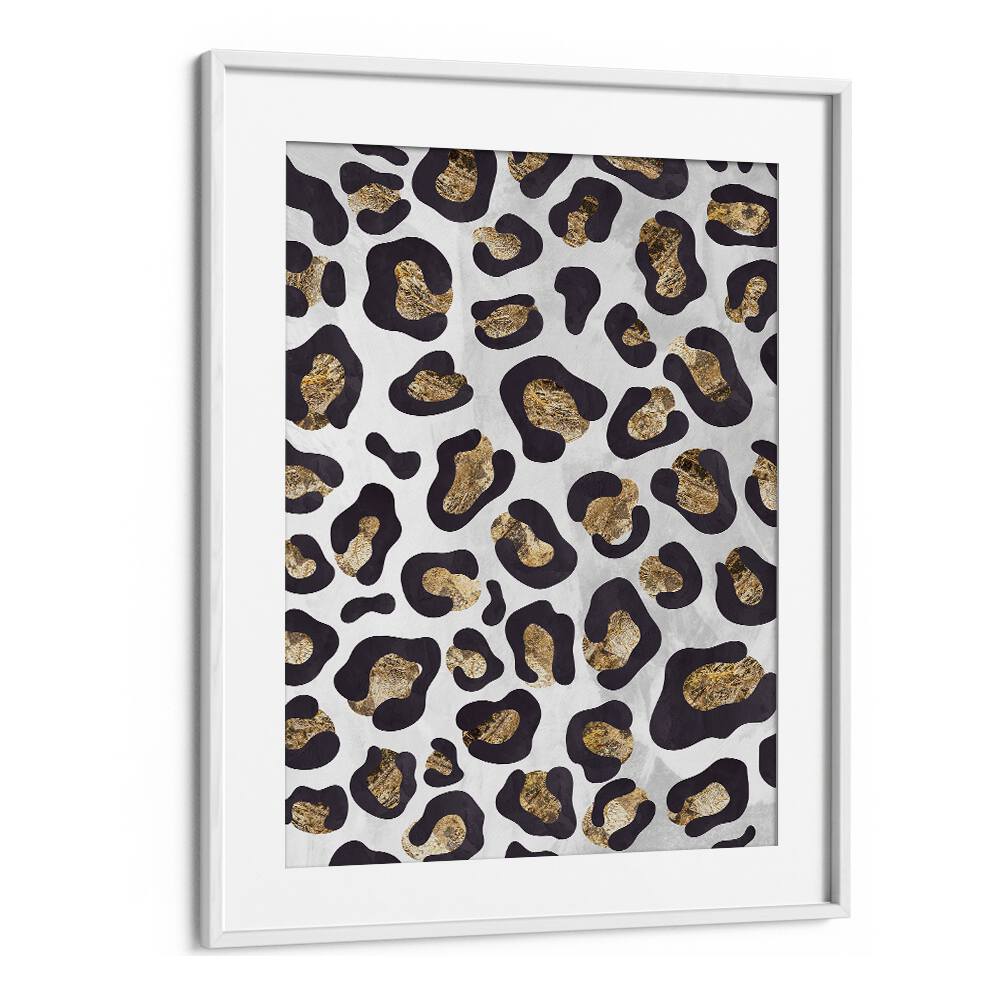 Stylish GOLD BLACK LEOPARD PRINT, FASHION POSTERS by Sarah Manovski, perfect for elevating any space decor.