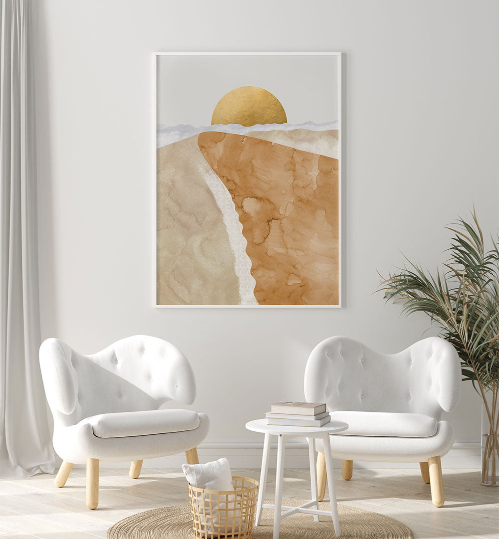 GOLD SAND DUNE , LANDSCAPE PAINTINGS