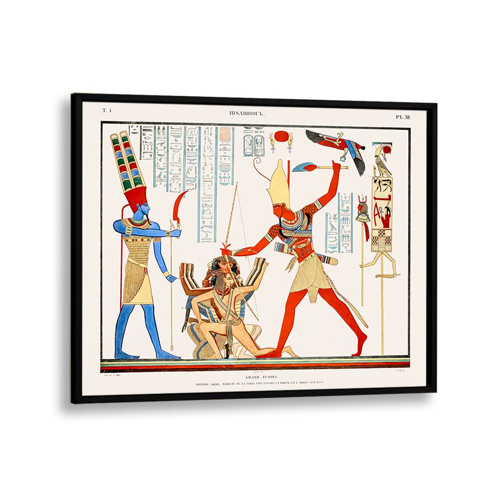 Transform your space with GRAND TEMPLE, EGYPTIAN ART PAINTINGS showcasing ancient Egyptian civilization.