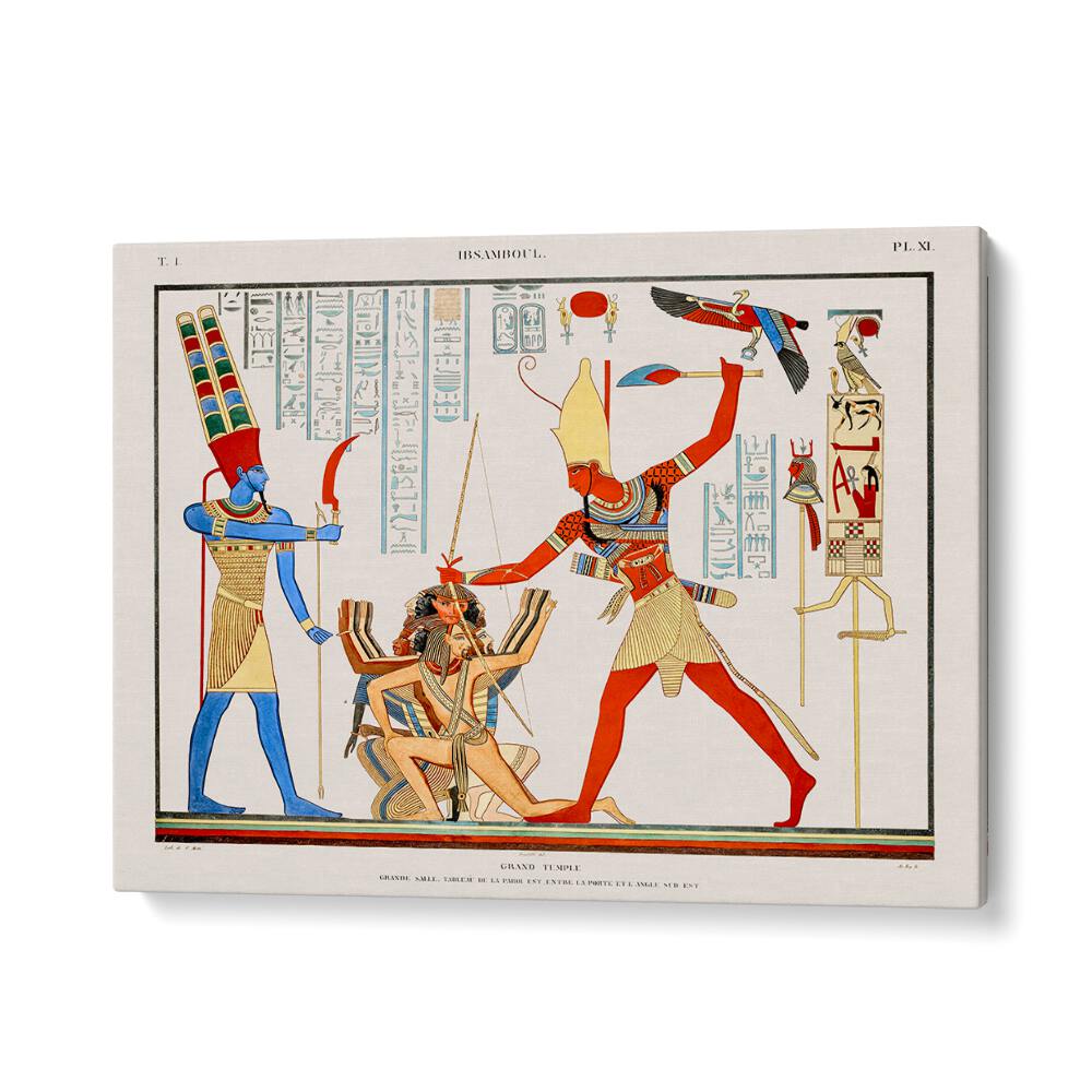 Transform your space with GRAND TEMPLE, EGYPTIAN ART PAINTINGS, showcasing the majesty of ancient Egyptian civilization.