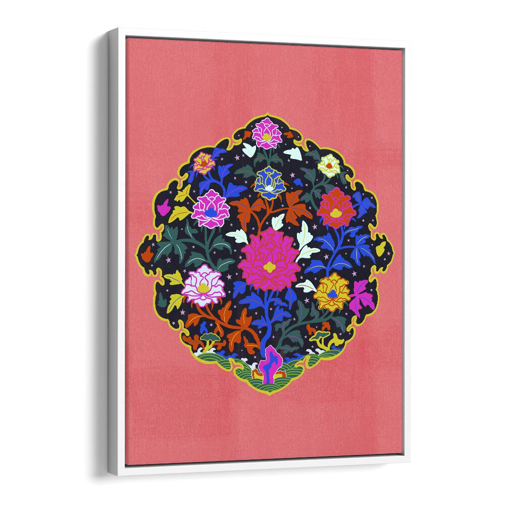 Vibrant GRANDMA, FLORAL FLOWER PAINTINGS by Jota de Jai add botanical elegance to your space, enhancing any room's beauty.