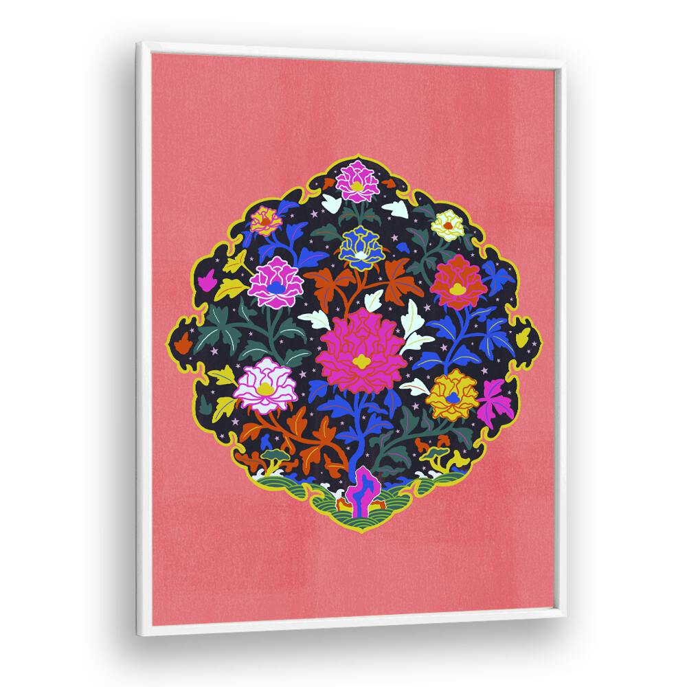 Bright and vibrant GRANDMA, FLORAL FLOWER PAINTINGS by Jota de Jai add botanical elegance to your home decor.