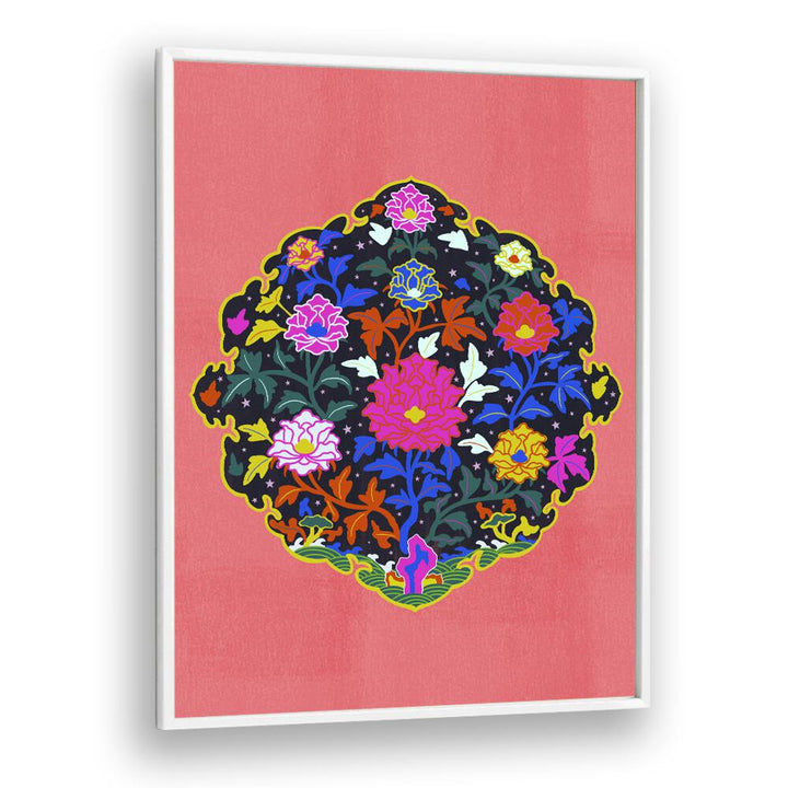 Bright and vibrant GRANDMA, FLORAL FLOWER PAINTINGS by Jota de Jai add botanical elegance to your home decor.