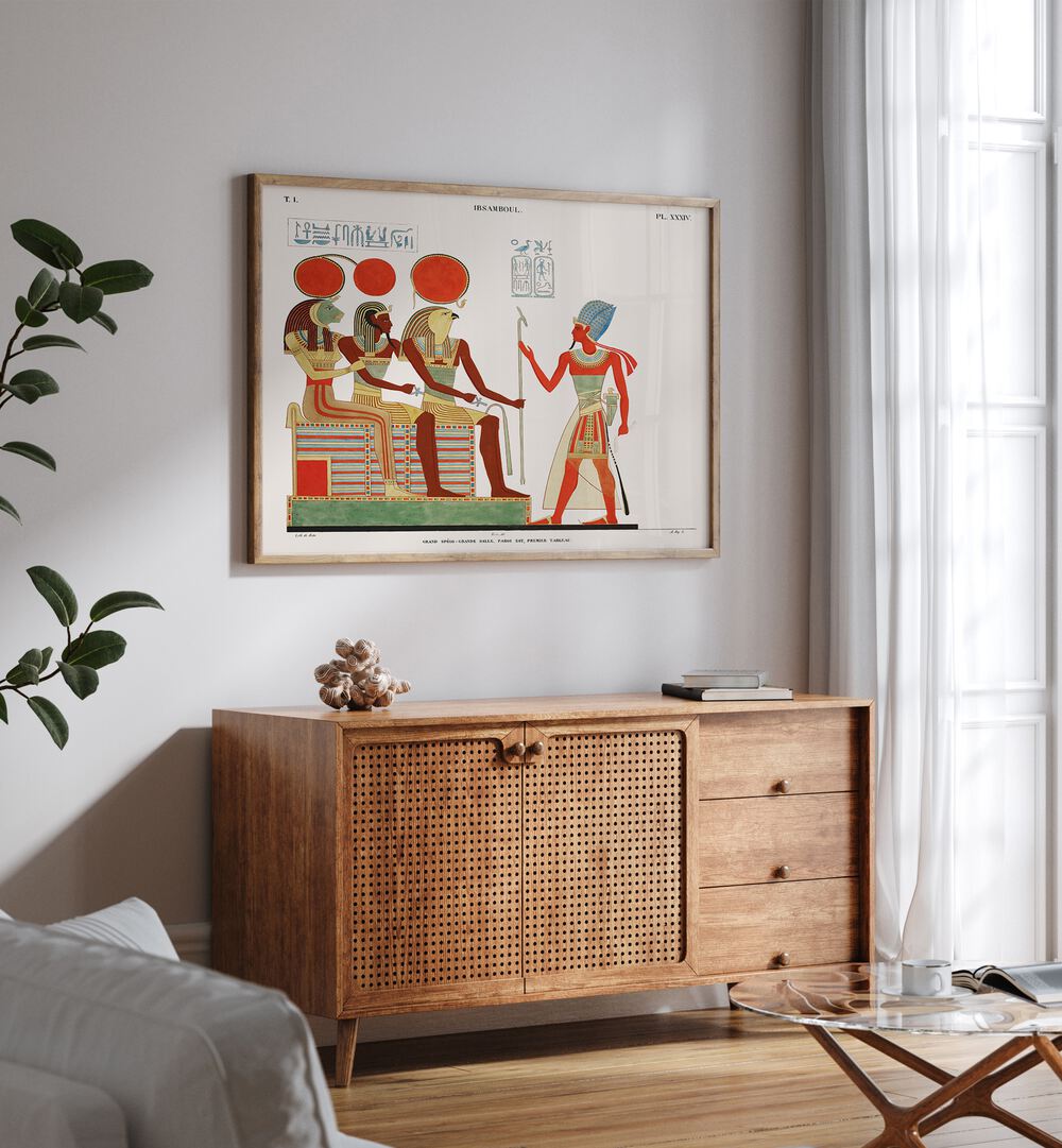 GREAT SPEOS: I (1835–1845), EGYPTIAN ART PAINTINGS showcase vibrant ancient scenes, enhancing your decor beautifully.