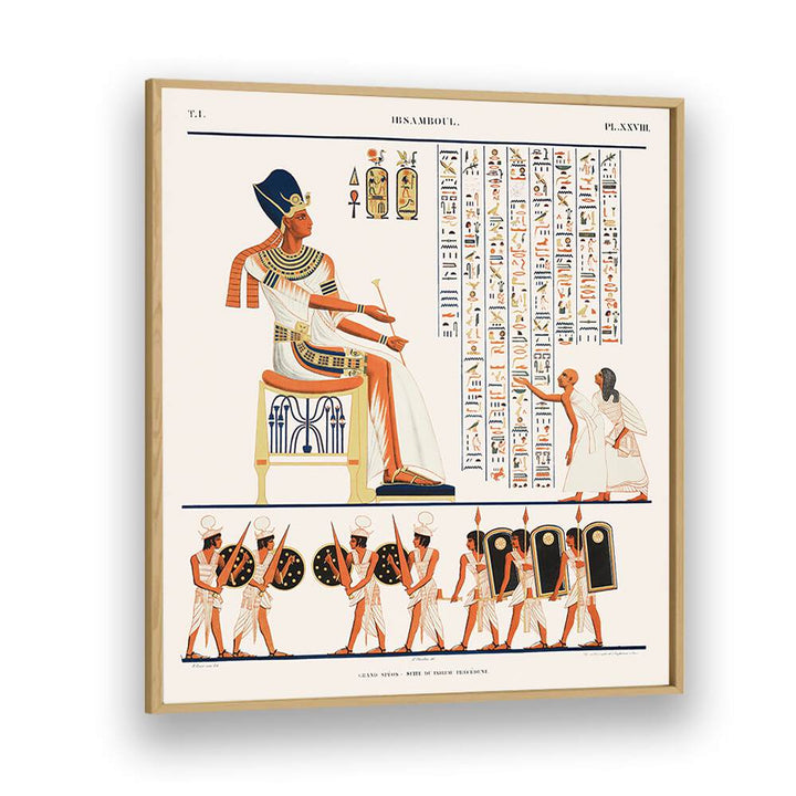 Transform your space with GREAT SPEOS: NORTH WALL, EGYPTIAN ART PAINTINGS, capturing ancient Egyptian culture beautifully.