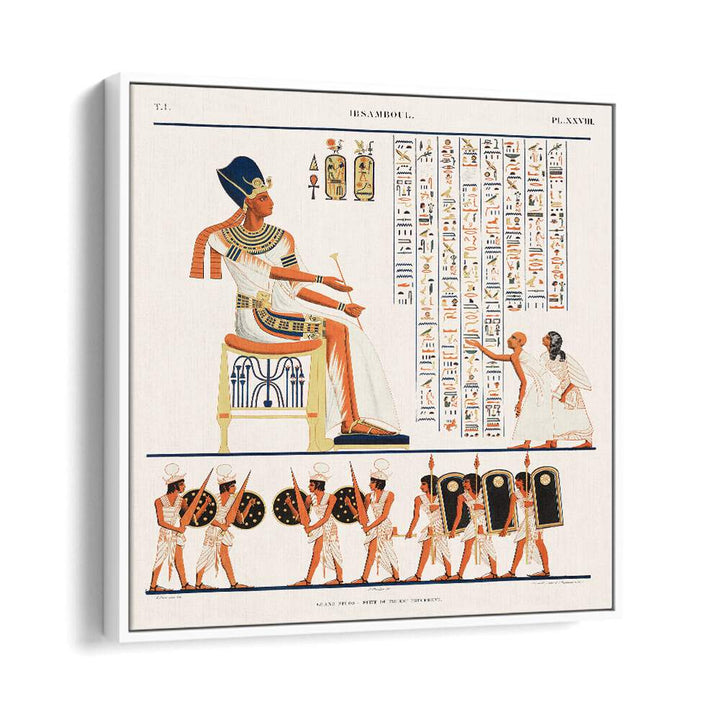 Bring home the GREAT SPEOS: NORTH WALL, EGYPTIAN ART PAINTINGS to enrich your space with ancient Egyptian history.