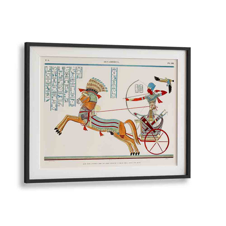 GREAT SPEOS: II (1835–1845), EGYPTIAN ART PAINTINGS, showcasing vibrant ancient scenes in a stylish black frame.
