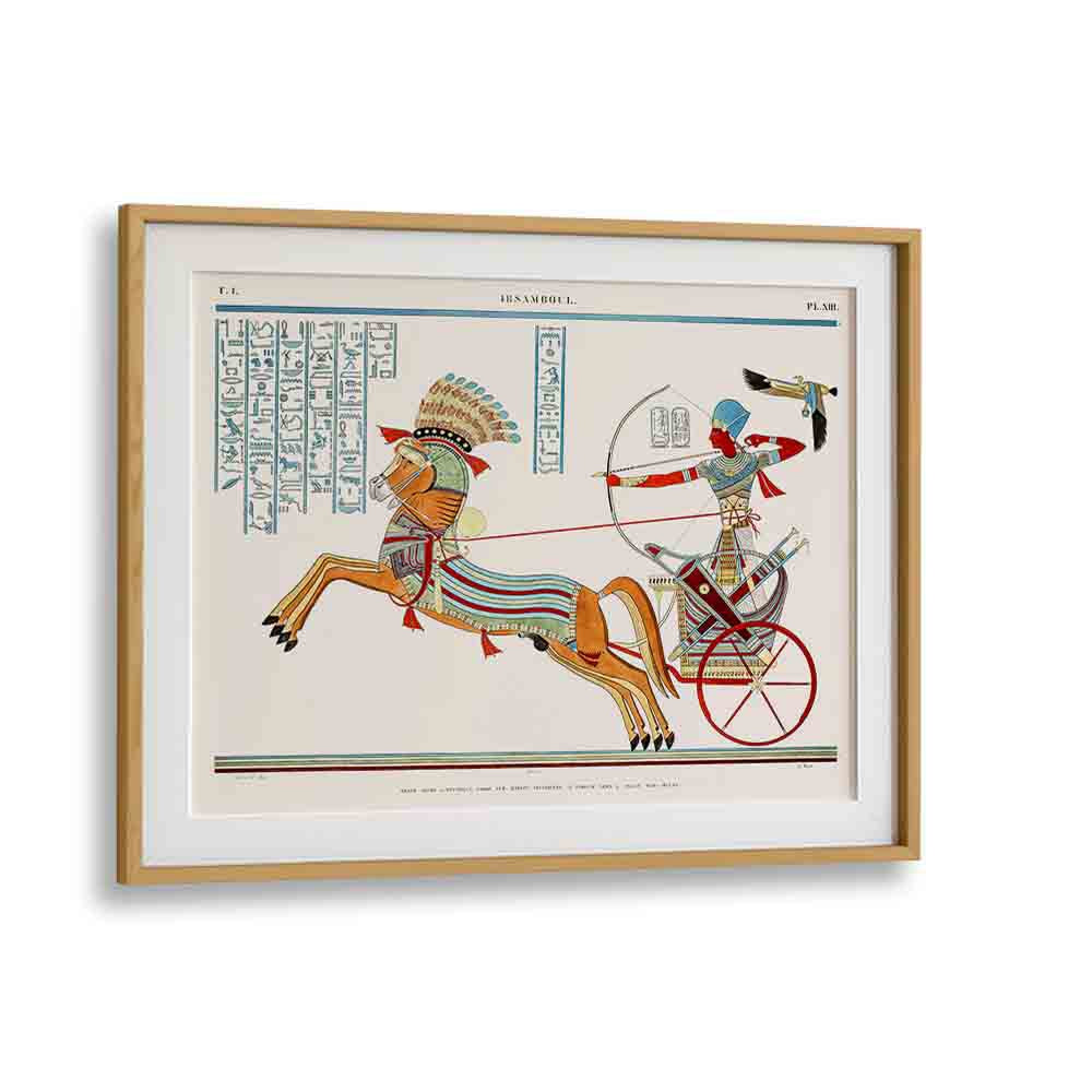 Explore the enchanting GREAT SPEOS: II (1835–1845), a stunning Egyptian art painting, framed elegantly for your space.
