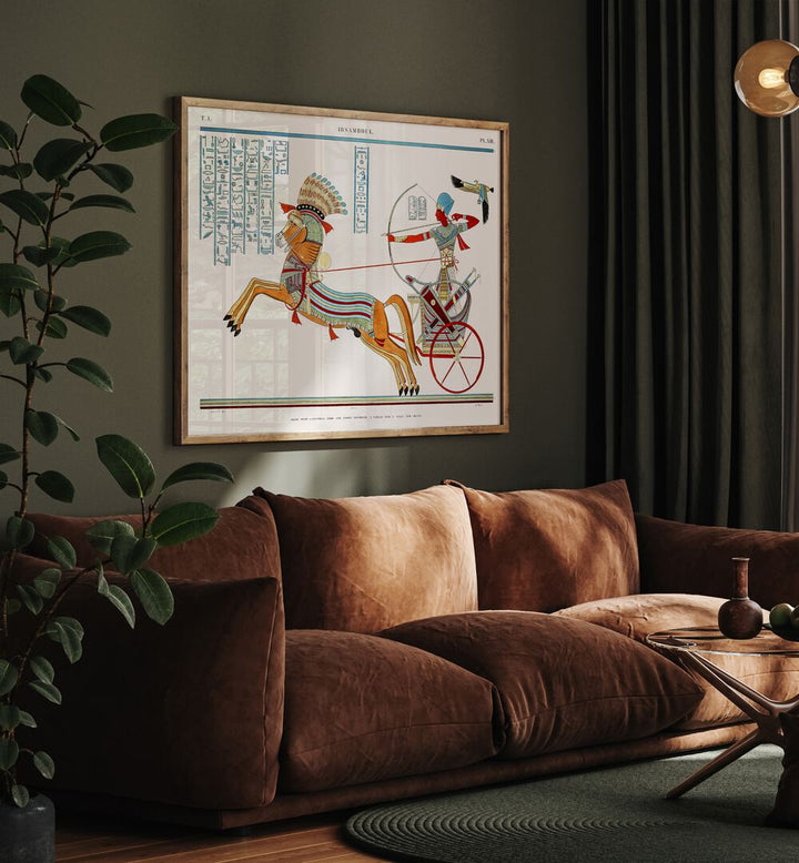 Explore the vibrant GREAT SPEOS: II (1835–1845), EGYPTIAN ART PAINTINGS, showcasing ancient artistry in a modern setting.