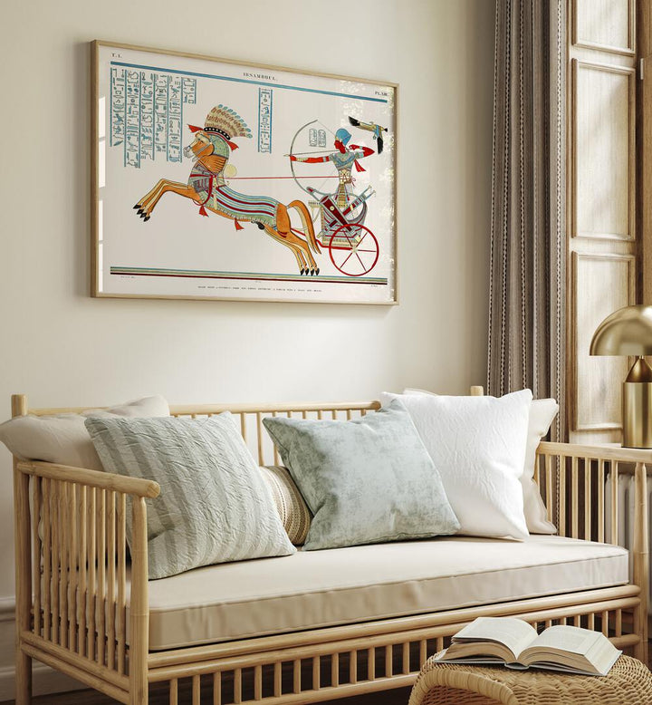 Stunning GREAT SPEOS: II (1835–1845), EGYPTIAN ART PAINTINGS, enhances your space with vibrant historical beauty.