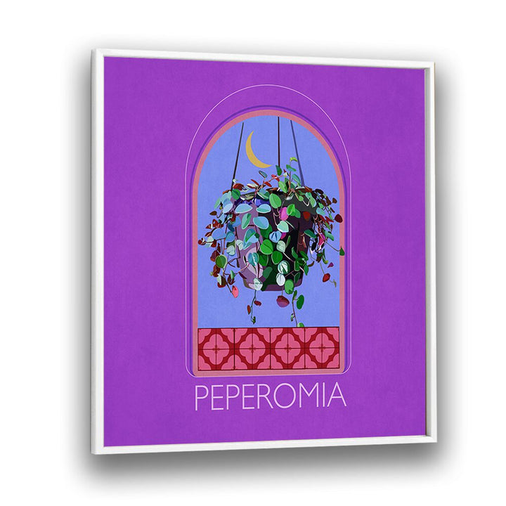 Vibrant GREEN SETS PEPEROMIA, FLORAL FLOWER PAINTINGS showcasing nature's beauty in Emel Tunaboylu's exquisite style.