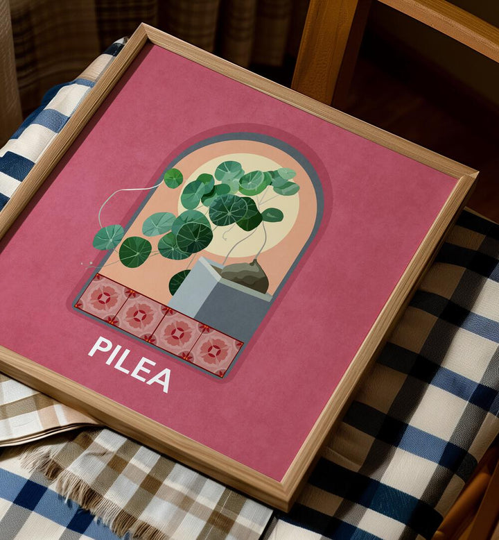 Stylish GREEN SETS PILEA, FLORAL FLOWER PAINTINGS by Emel Tunaboylu, perfect for enhancing your living space.