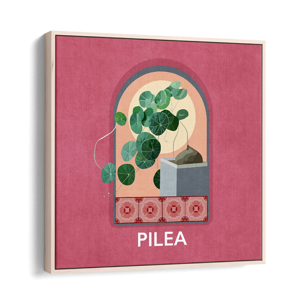 Elegant GREEN SETS PILEA, FLORAL FLOWER PAINTINGS by Emel Tunaboylu, perfect for enhancing your living space.