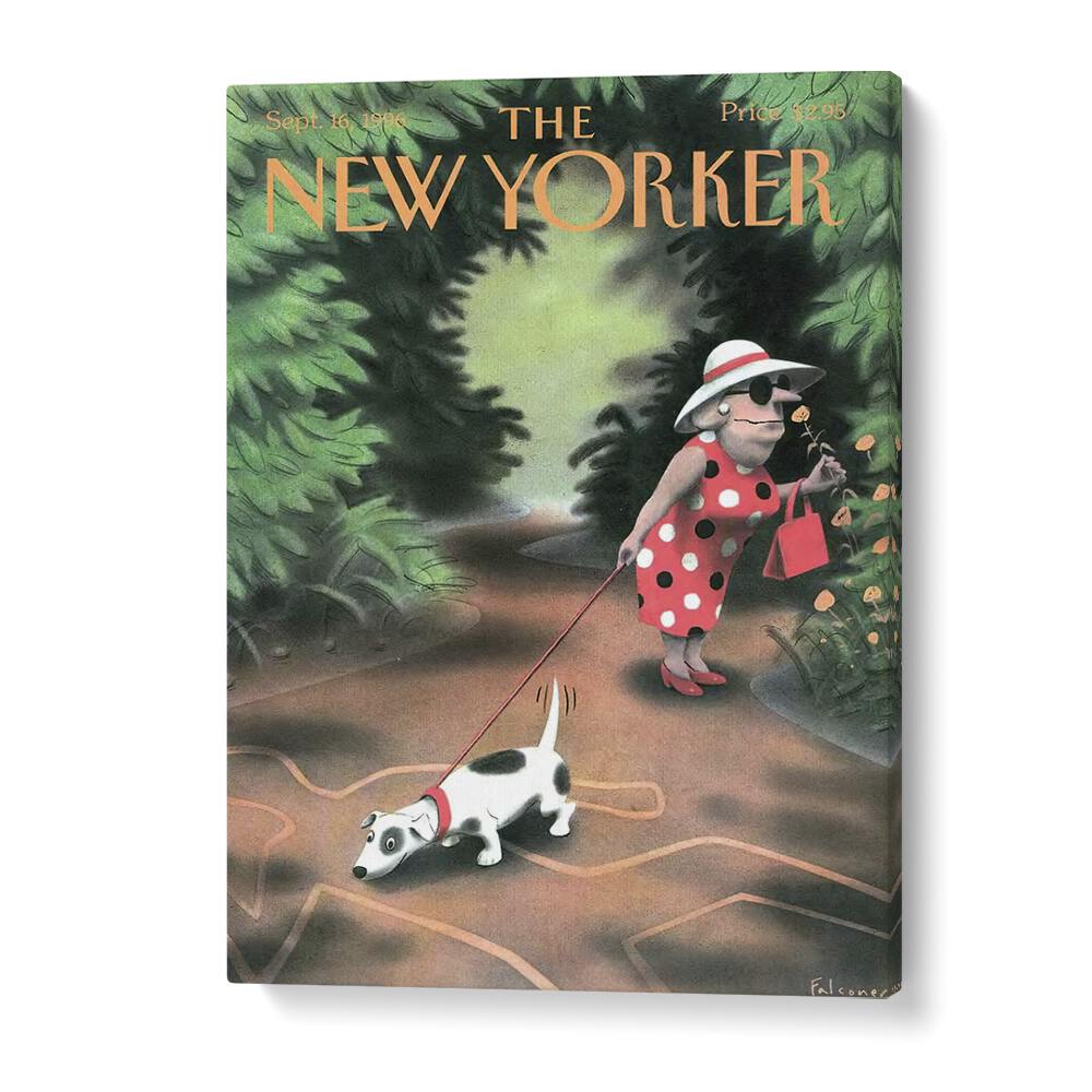 Greeting Card By Ian Falconer - New Yoker Magazine 16th Sept 1996 Artwork in Gallery Wrap
