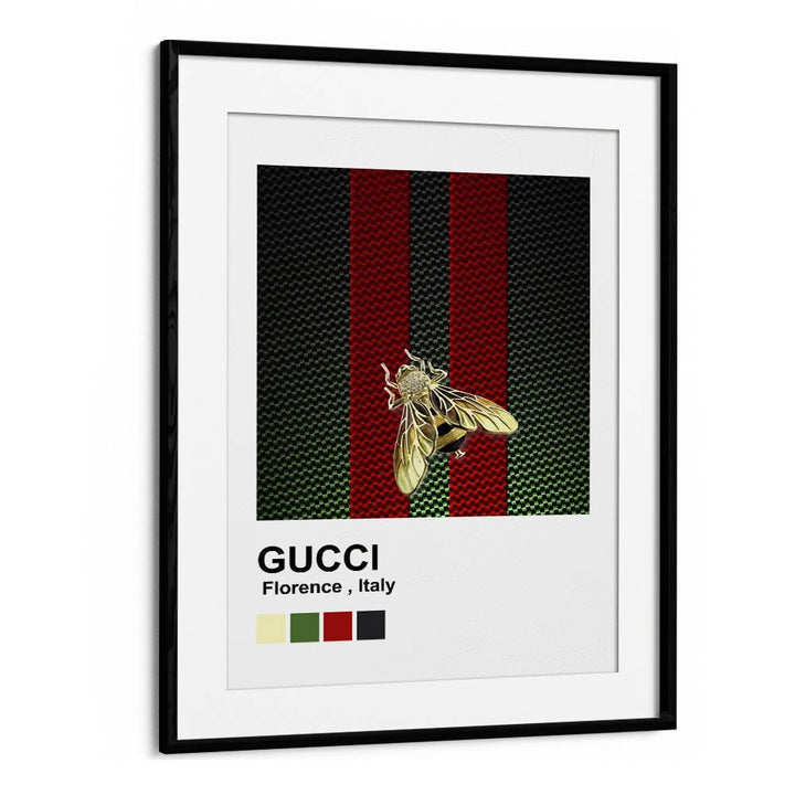 Gucci Fashion Art Artwork in Black Frame With Mount
