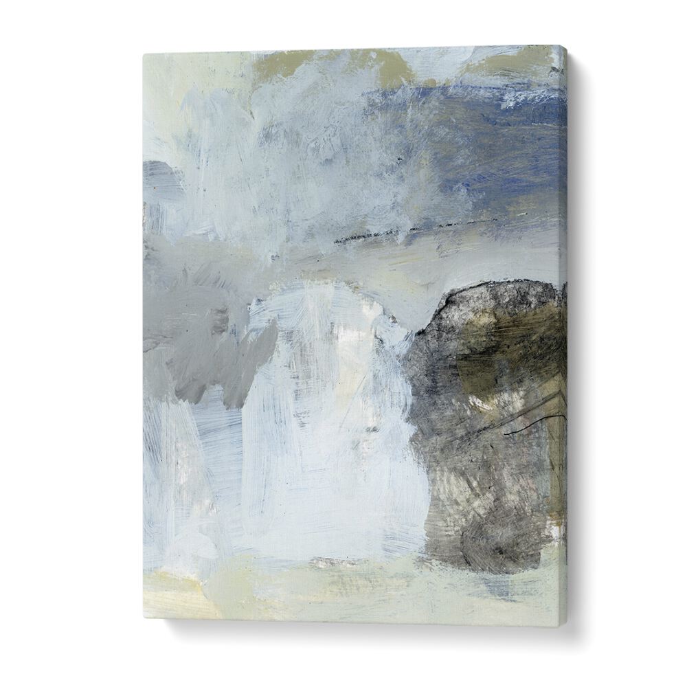 Serene BLUE, ABSTRACT PAINTINGS by Dan Hobday enhance your living space with tranquil modern decor.