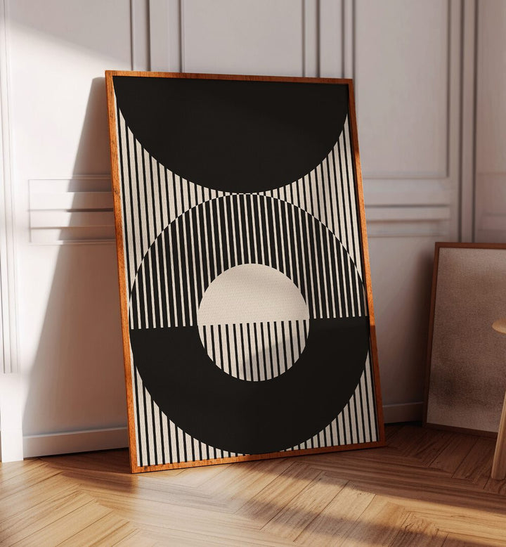 Bold geometrical abstract gallery wall art, perfect for modern home decor and striking gallery walls.