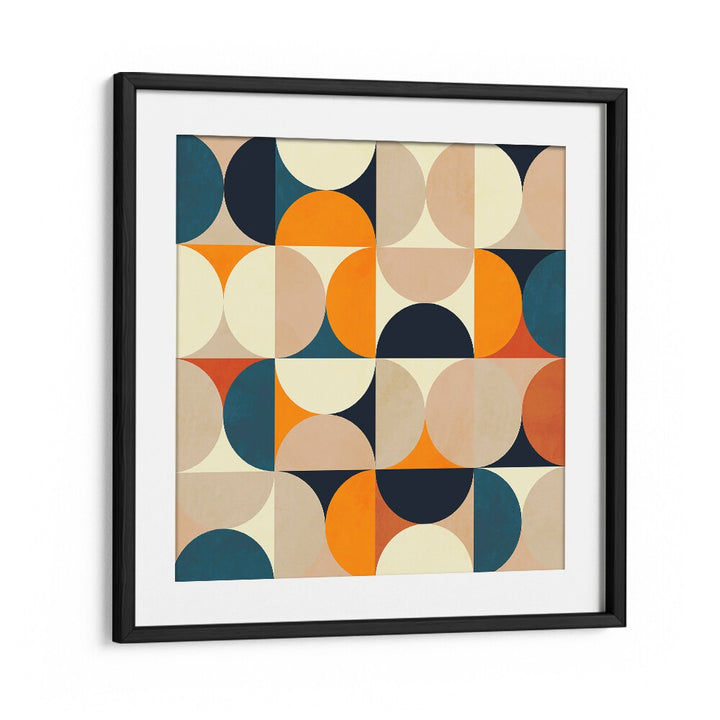 Captivating GEOMETRY NEW BLEU CLAIRE, ABSTRACT PAINTINGS by Ana Rut Bre, framed artwork enhancing modern decor.