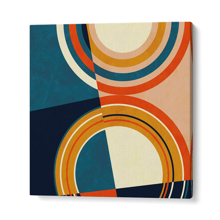 Stunning GEOMETRY NEW I, ABSTRACT PAINTINGS by Ana Rut Bre, featuring vibrant colors and modern design for your space.