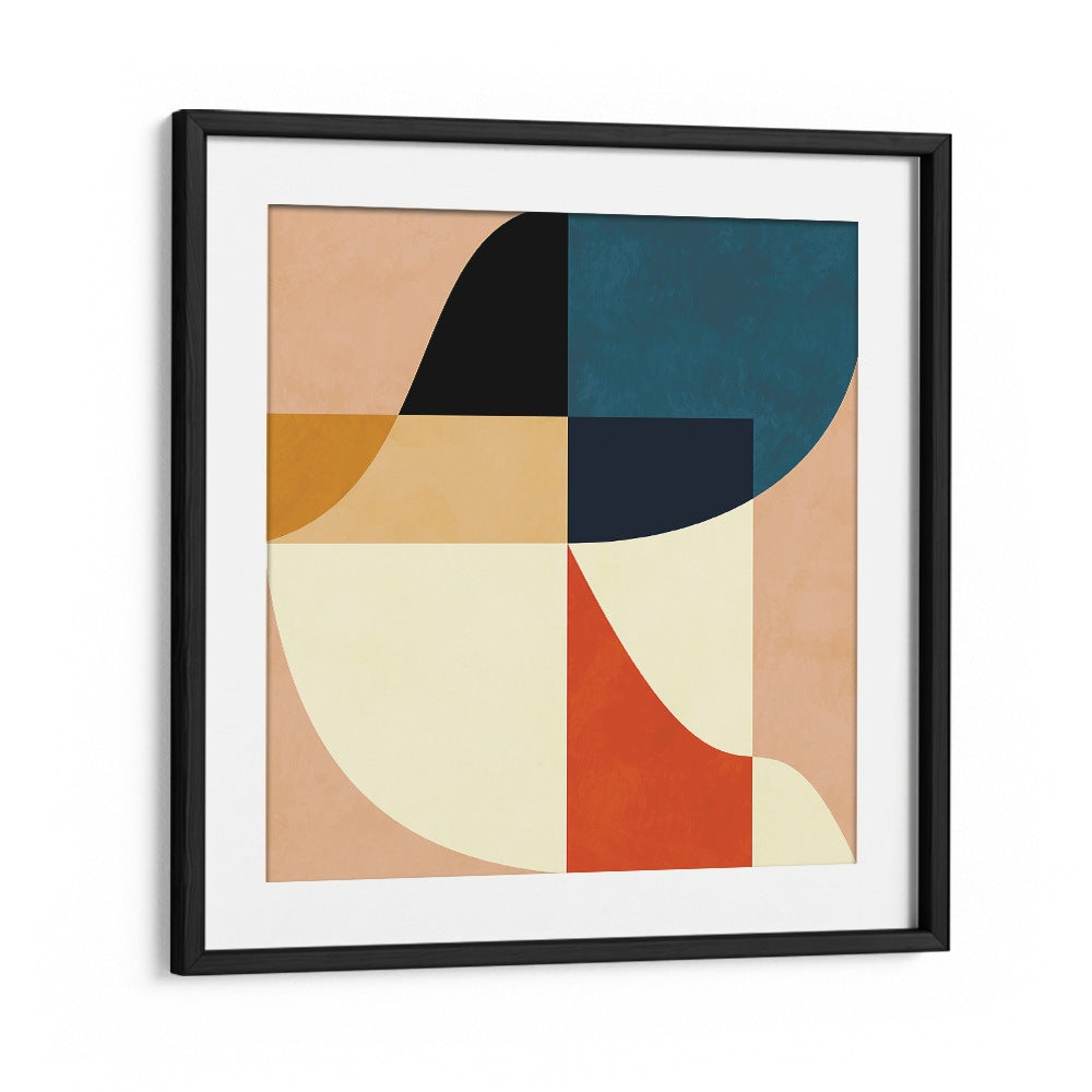 Stunning GEOMETRY NEW II, ABSTRACT PAINTINGS by Ana Rut Bre, framed artwork perfect for modern home decor.