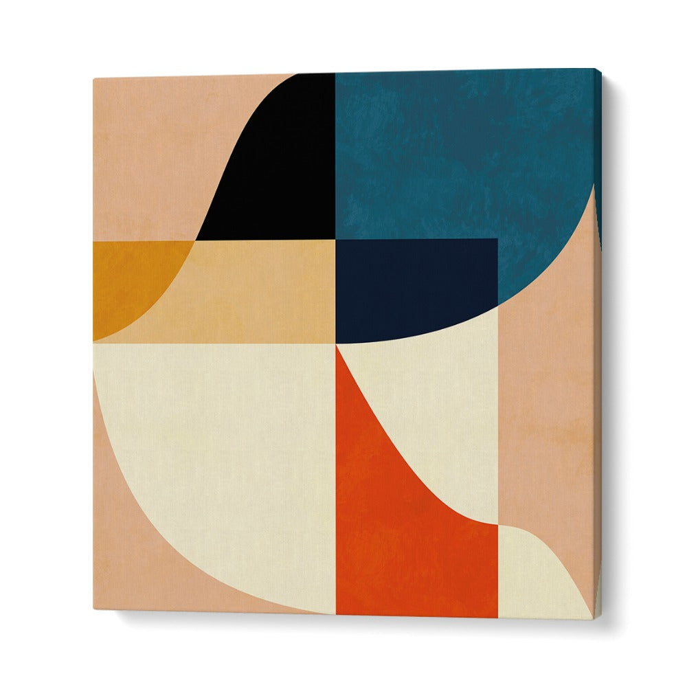 Elevate your decor with GEOMETRY NEW II, ABSTRACT PAINTINGS by Ana Rut Bre, showcasing vibrant modern design elements.