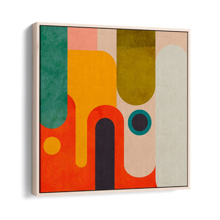 Bright and colorful GEOMETRY NEW III KOPIE, ABSTRACT PAINTINGS by Ana Rut Bre, perfect for modern wall decor.
