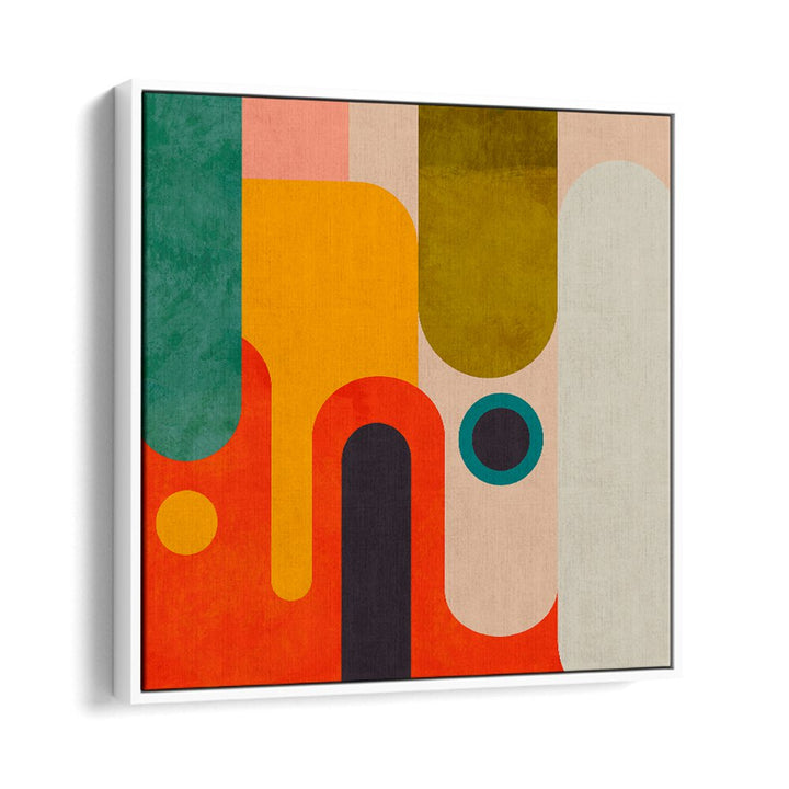Bright and colorful GEOMETRY NEW III KOPIE, ABSTRACT PAINTINGS by Ana Rut Bre, perfect for modern art lovers.
