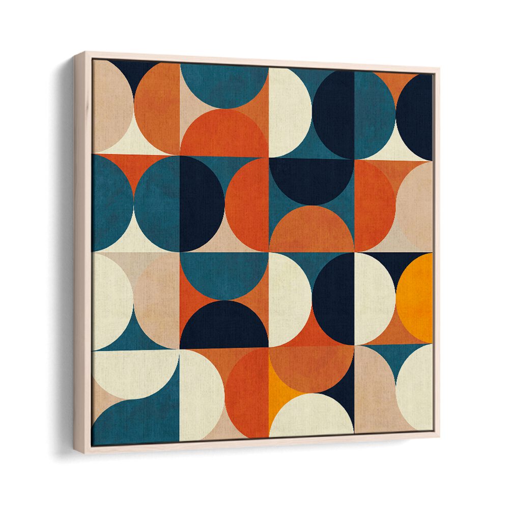 Transform your space with GEOMETRY NEW MARRON, ABSTRACT PAINTINGS by Ana Rut Bre, featuring bold colors and unique designs.