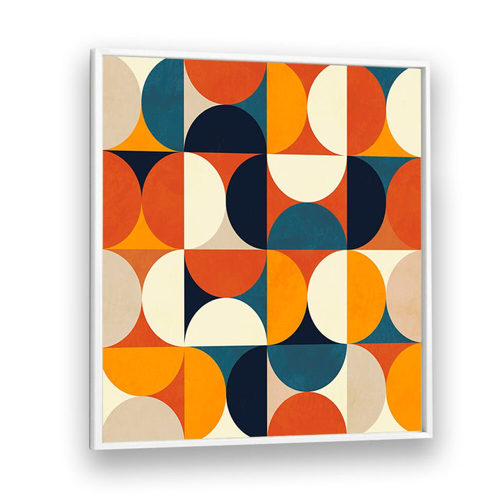 Vibrant GEOMETRY NEW ROUGEATRE, ABSTRACT PAINTINGS by Ana Rut Bre, beautifully framed for modern decor.