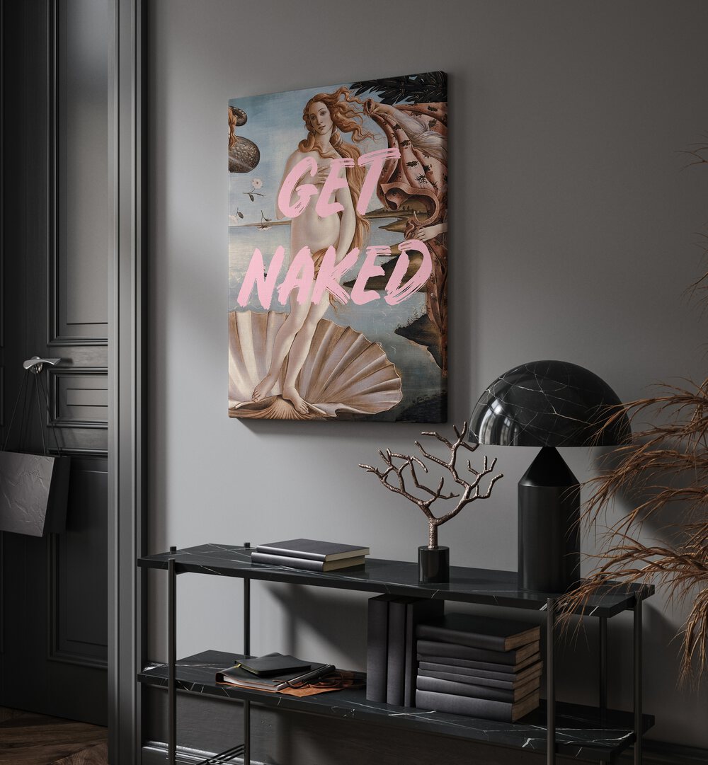 Transform your space with GET NAKED, ALTERED ART PRINTS by Grace Digital Art Co, featuring captivating designs.
