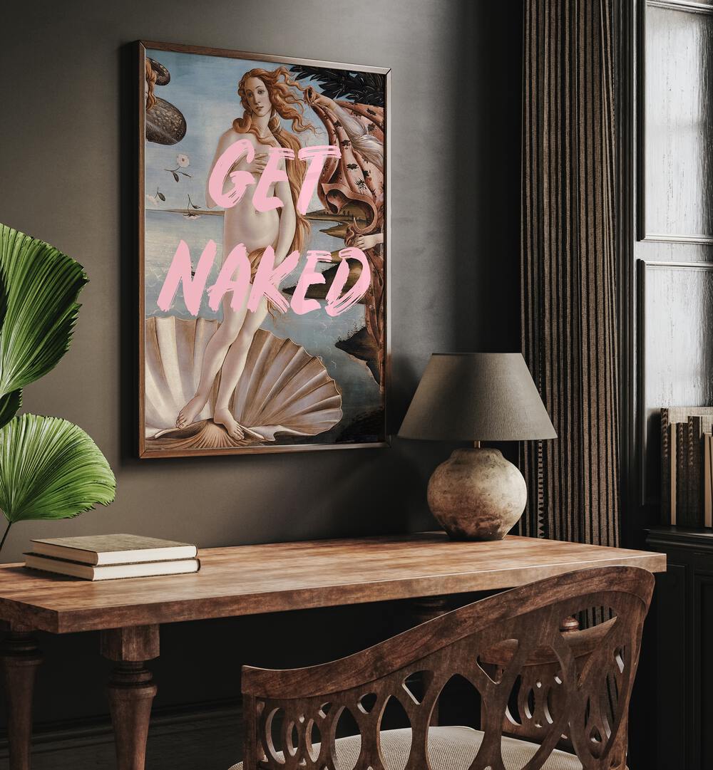 Transform your space with GET NAKED, ALTERED ART PRINTS by Grace Digital Art Co, featuring captivating wall art.