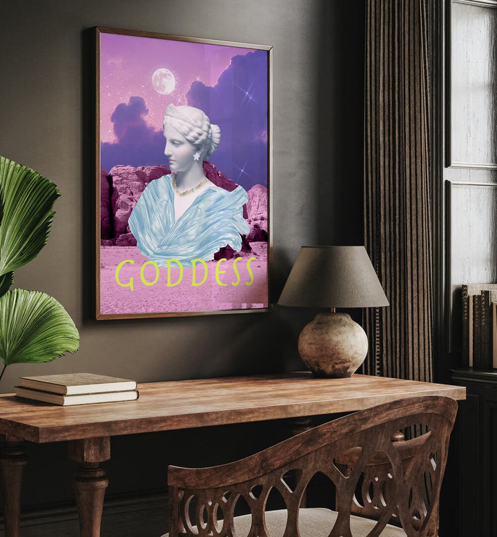 Elevate your decor with GODDESS, ALTERED ART PRINTS from Grace Digital Art Co, featuring stunning, vibrant designs.