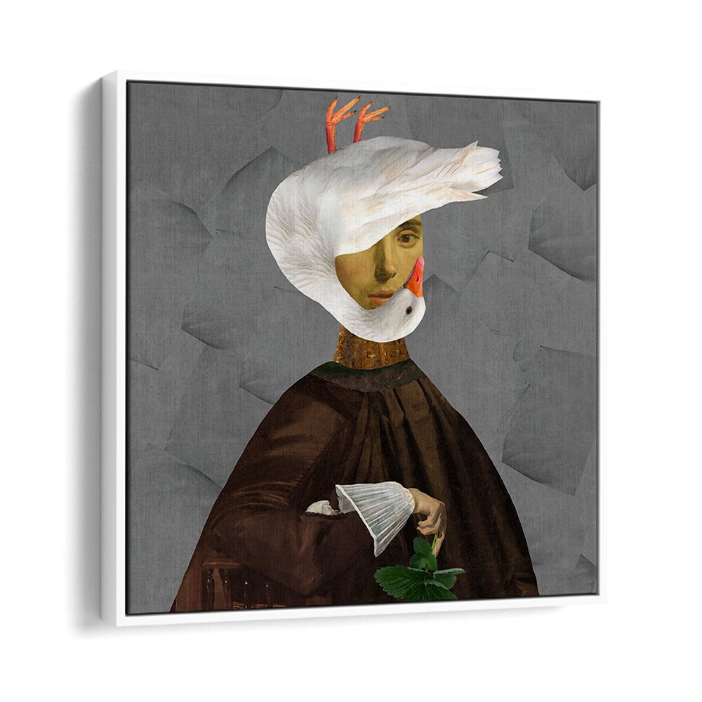 Whimsical GOOSE AND SARA, SURREAL ART PRINTS featuring a unique blend of realism and surrealism for your space.