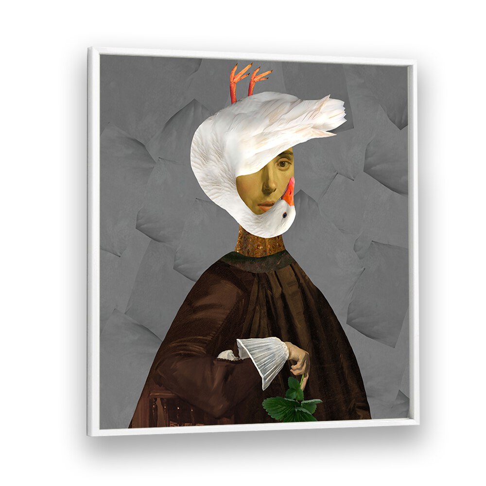 Whimsical GOOSE AND SARA, SURREAL ART PRINTS blend surrealism and creativity, perfect for transforming your space.