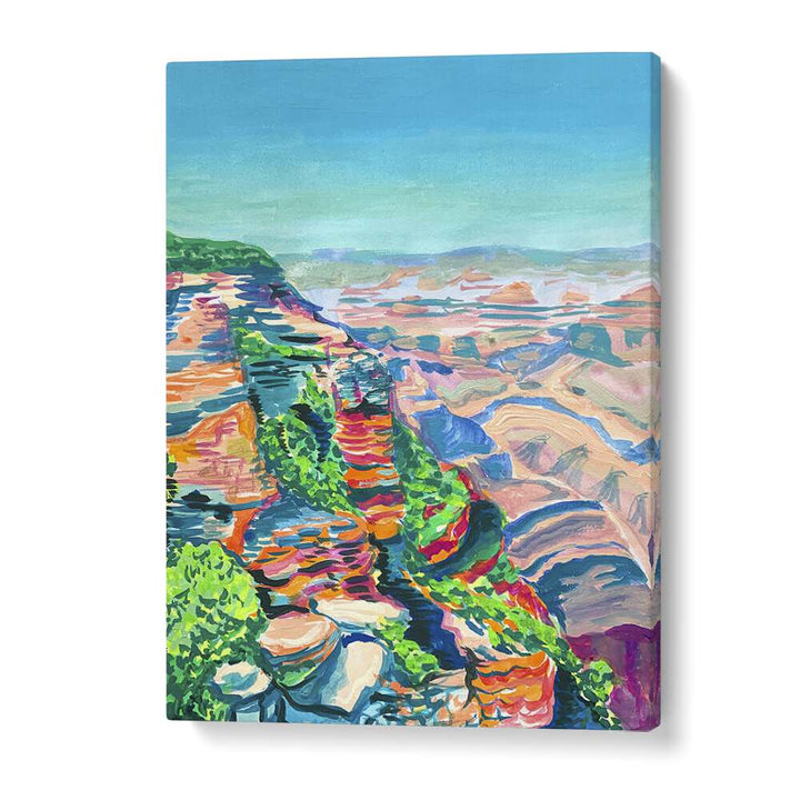 Vibrant GRAND CANYON, LANDSCAPE PAINTINGS by Key and Sea Creative, showcasing nature's breathtaking beauty.