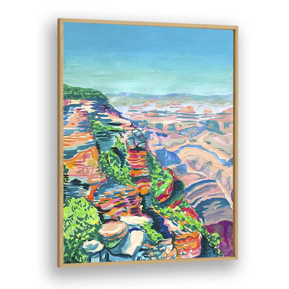 Stunning GRAND CANYON, LANDSCAPE PAINTINGS by Key and Sea Creative, showcasing nature's breathtaking beauty.