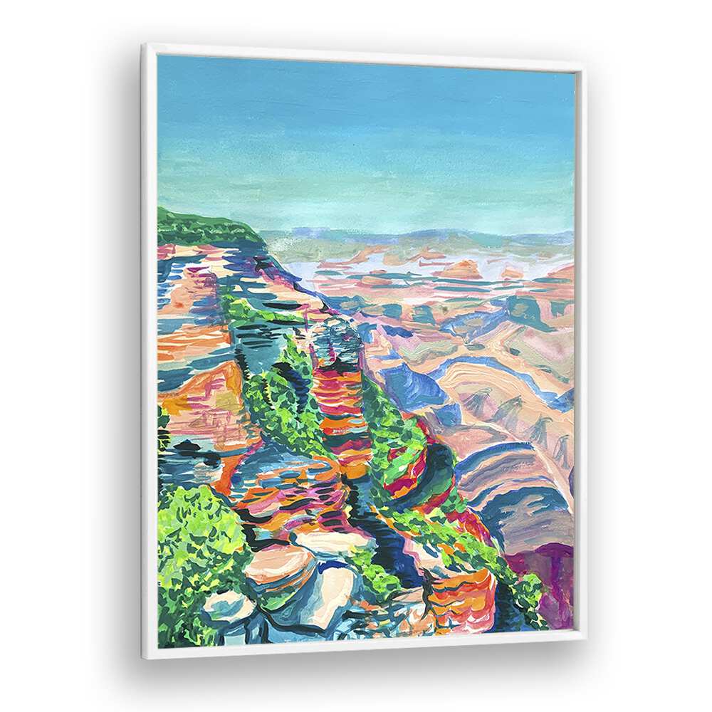 Stunning GRAND CANYON, LANDSCAPE PAINTINGS by Key and Sea Creative, showcasing nature's breathtaking beauty.