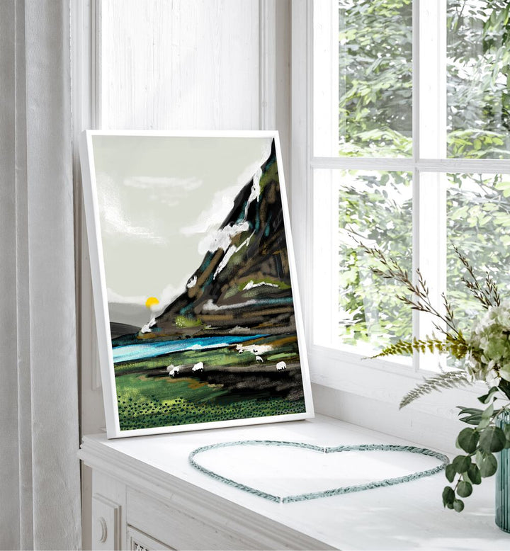 Transform your space with GRAZE, LANDSCAPE PAINTINGS by Uma Gokhale, showcasing vibrant scenery and serene beauty.