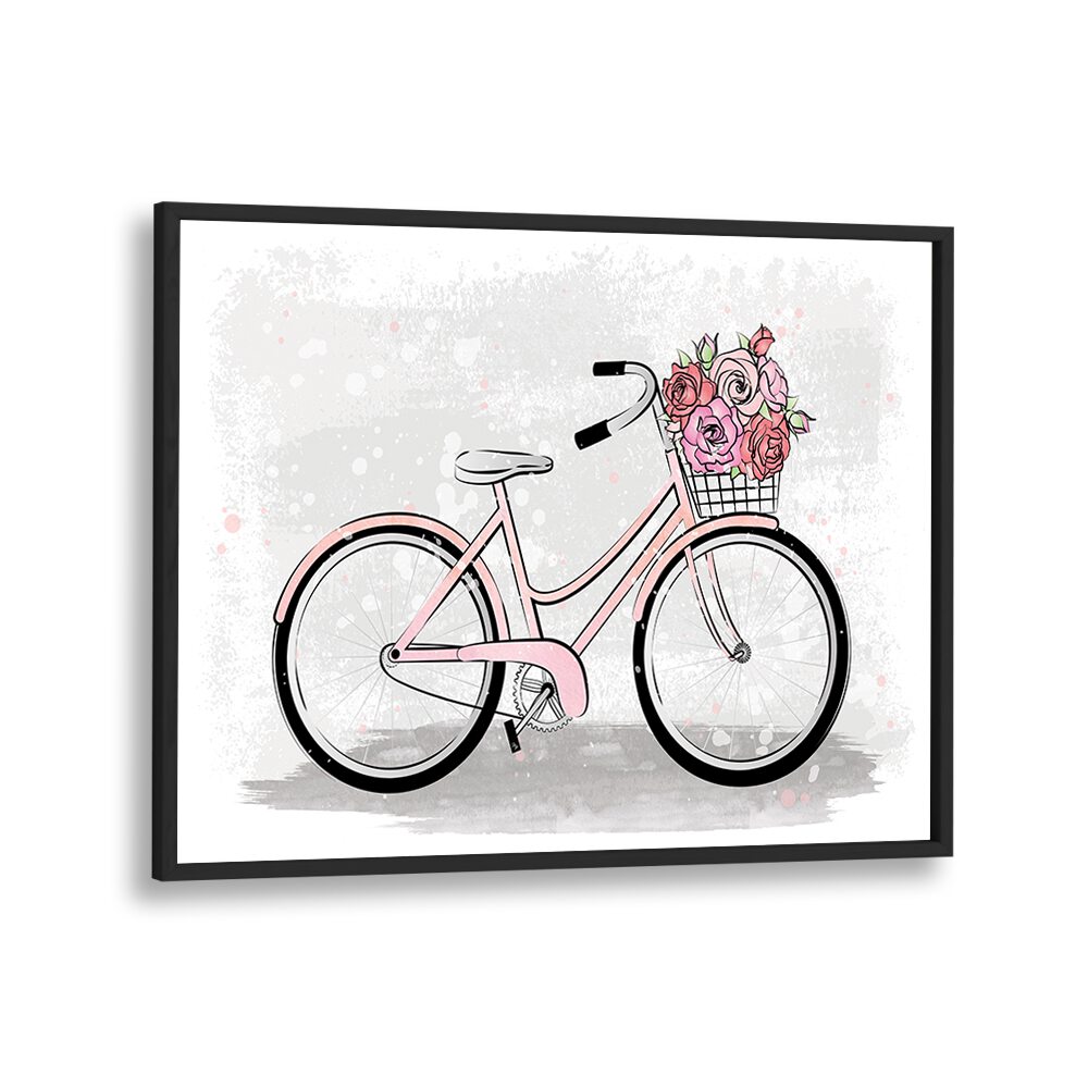 Chic GREY BIKE, FASHION POSTERS by Martina adds a stylish touch to your decor with artistic flair and elegance.