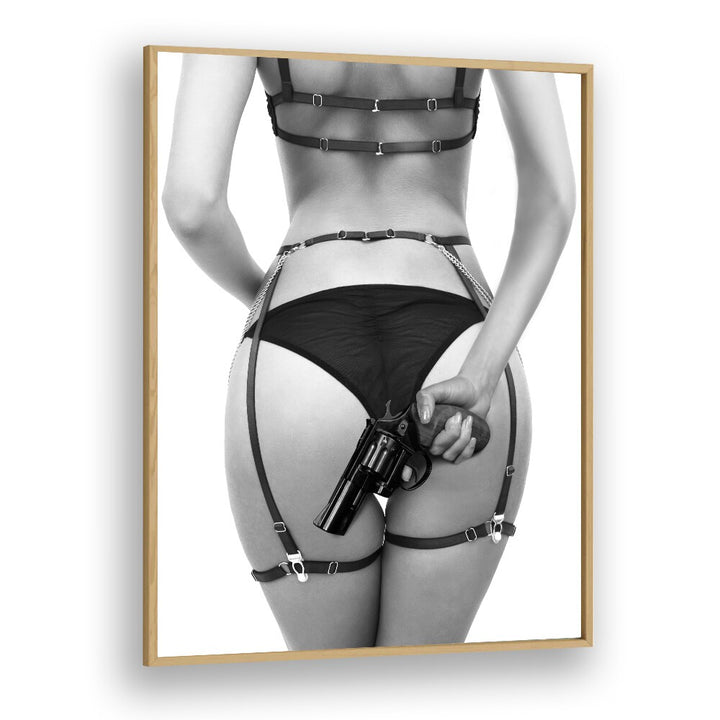 Artistic GUN, PHOTOGRAPHY PRINTS by David Drake, showcasing unique fine art and fashion photography in an elegant frame.