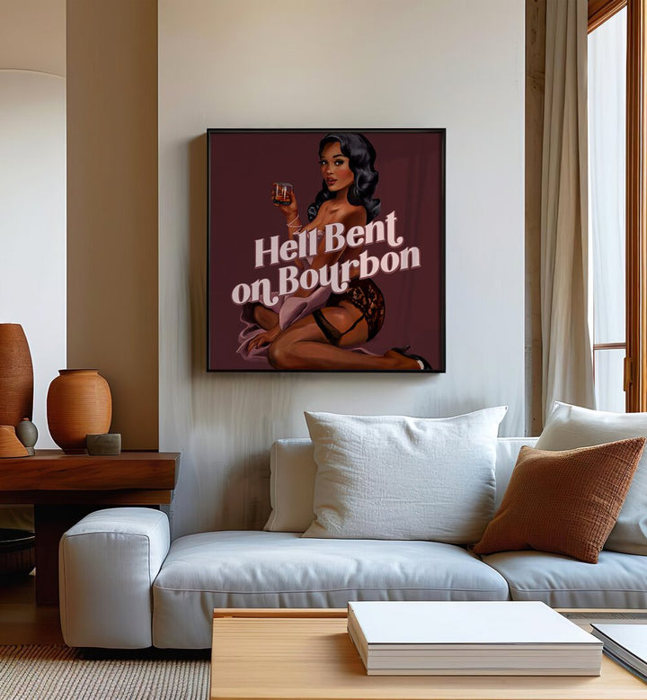 Explore HELL BENT, PORTRAITS & FIGURATIVE ILLUSTRATIONS showcasing stunning women’s art that captures strength and femininity.